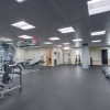 a gym with exercise equipment